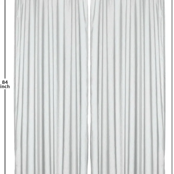 Retro Curtains, Traditional 70's Vintage Flowers, 2 Panel Set, Pair of - 28x84" - Picture 3 of 3